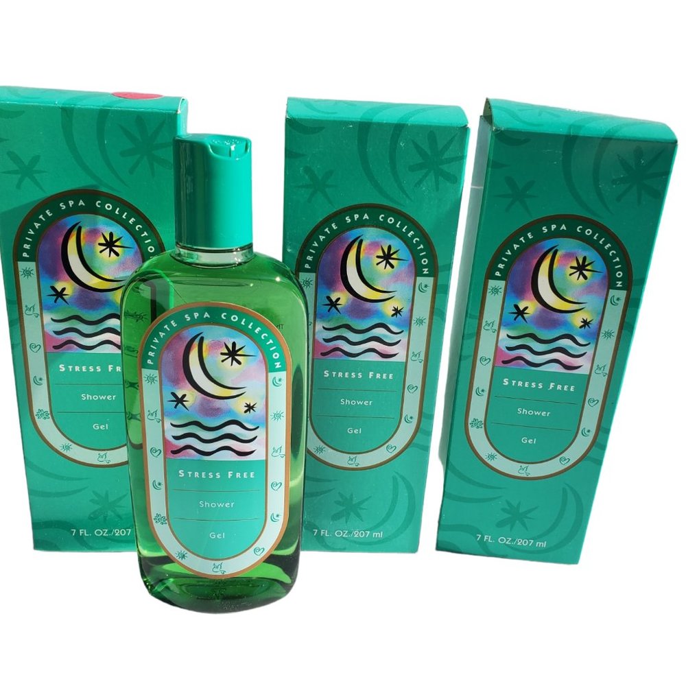 Mary Kay Stress Free Private Spa Shower Gel 7 oz - SET OF THREE - New old stock